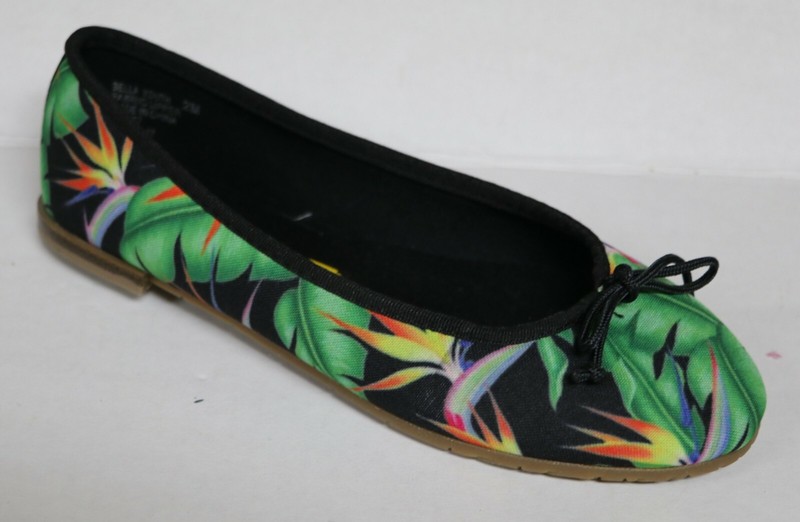 LOUDMOUTH BELLA GIRL'S YOUTH BALLET FLATS SLIP ON SHOES LOAFERS NWOB