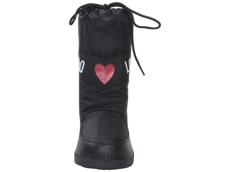 Love Moschino Women's Peace & Love Moschino Winter Snow Boots Black/White