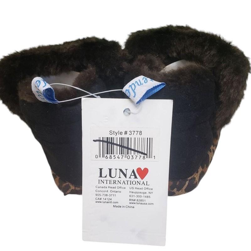 Luna Tendertoes Baby Size 2 (6-9 Months) Brown Winter Booties NWT