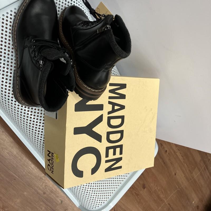 Madden NYC Women Black Boot Size 9.5 Brand New In A Box