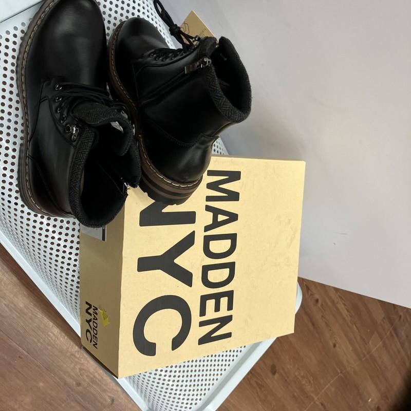 Madden NYC Women Black Boot Size 9.5 Brand New In A Box