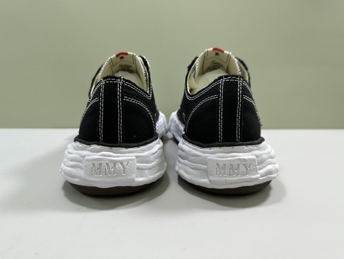 Maison Mihara Yasuhiro Man Shoes Black White Classic Low Tops