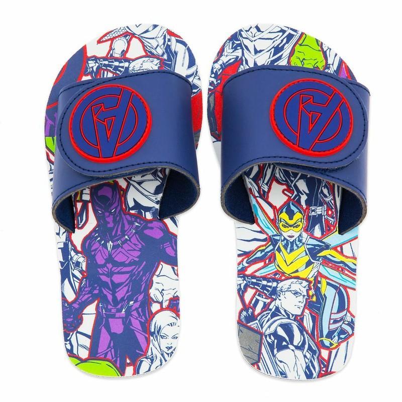 Marvel Avengers Flip Flops Sandals Shoes Boy Size 9/10 11/12