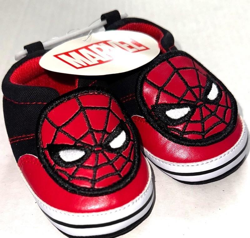 MARVEL baby shoes red/black SPIDERMAN motif size 3-6 months