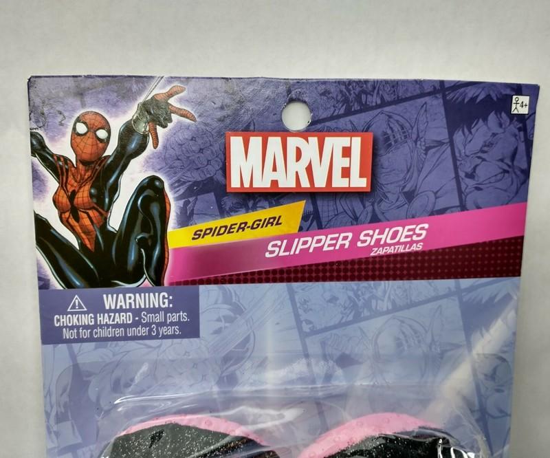Marvel Spider Girl Girls SLIPPER Shoes Child Sizes 7 To 11