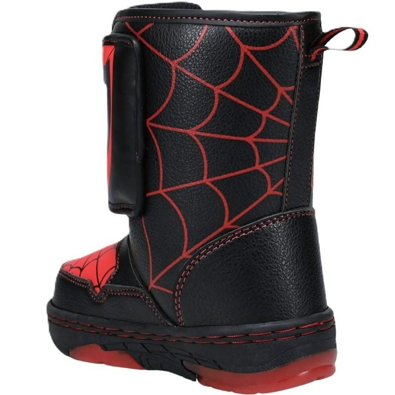 MARVEL SPIDERMAN Little Boy's Size 6 8 9 -or- 11 LIGHT-UP WINTER BOOTS ~ New