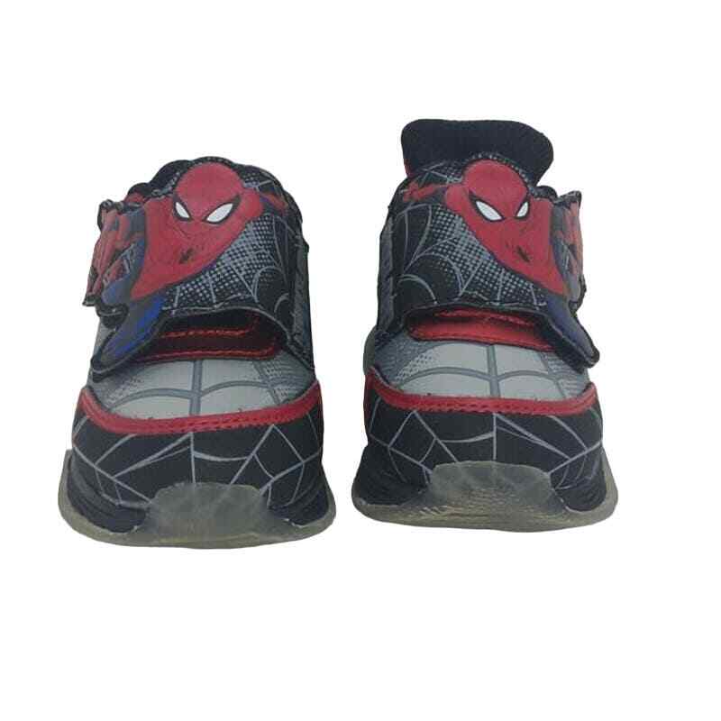 Marvel Spiderman Toddle Boys Pre-owned Light Up Graphic Sneakers - Sz. 7T