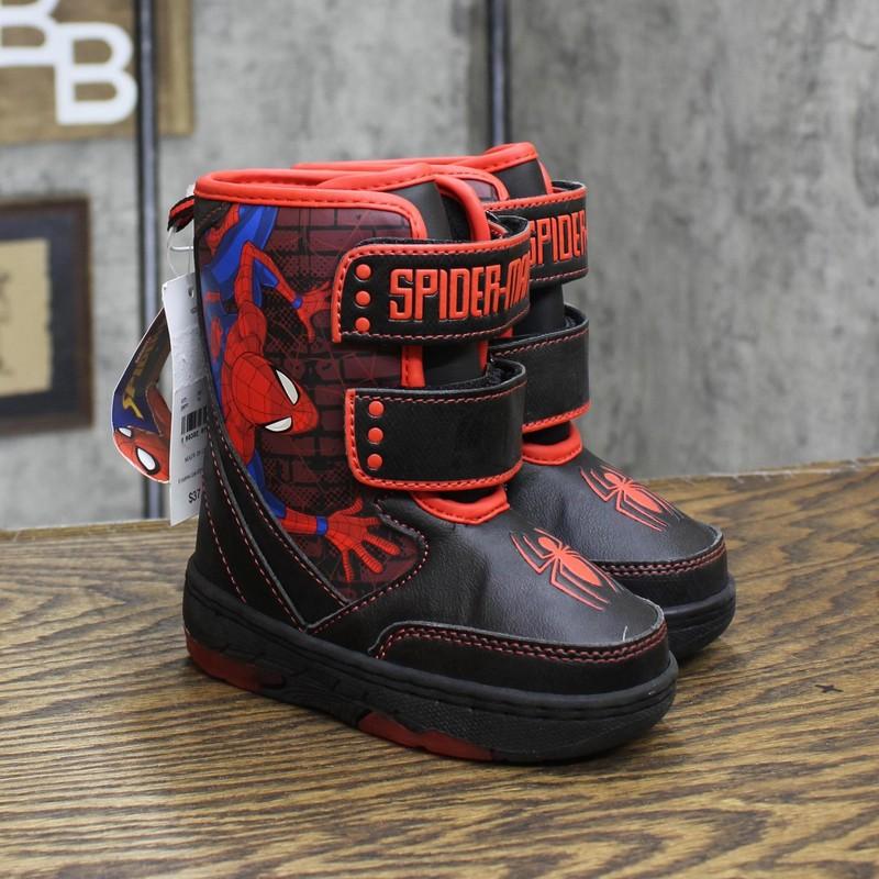 Marvel Toddler Boys Spider-Man Winter Boots 88236663 Black / Red 8T