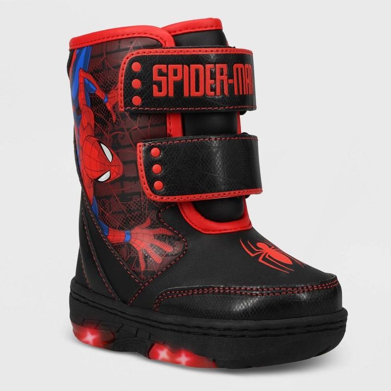 marvel Toddler Boys Spider-Man Winter Boots 88236663 Black / Red 8T