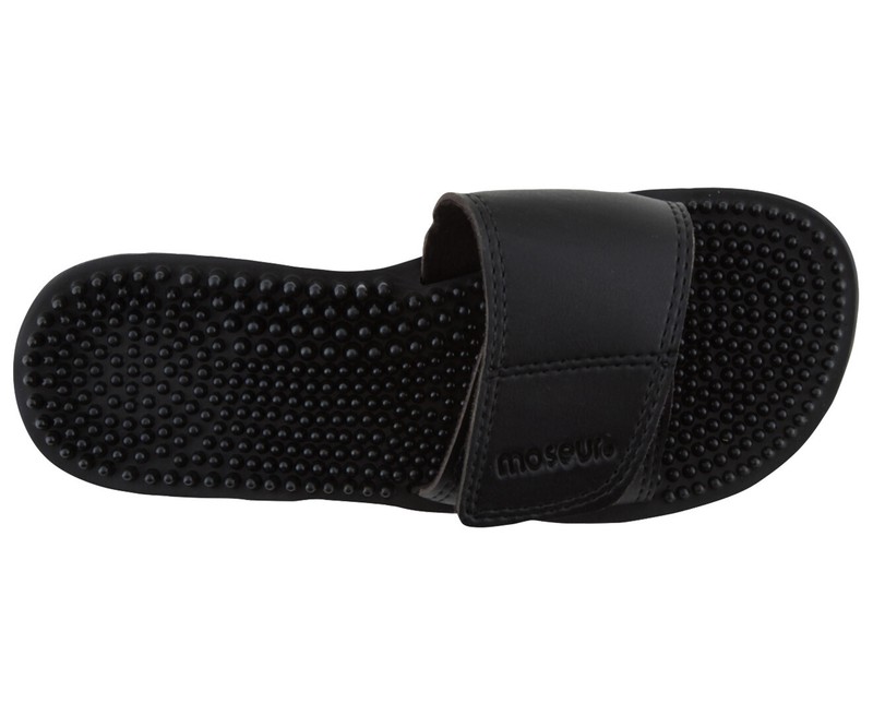 Maseur Invigorating Reflex Zone Massage Sandal Arches Heels &Toes Black SIZE 9