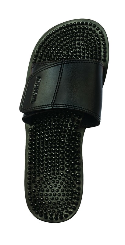Maseur Invigorating Reflex Zone Massage Sandal Arches Heels &Toes Black SIZE 9
