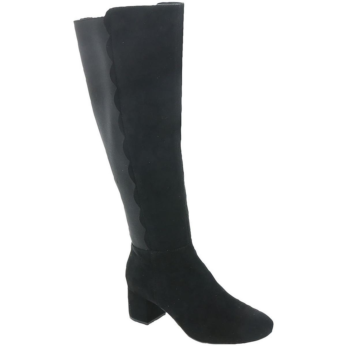 Masseys Womens Alix Faux Suede Tall Over-The-Knee Boots Shoes BHFO 6859