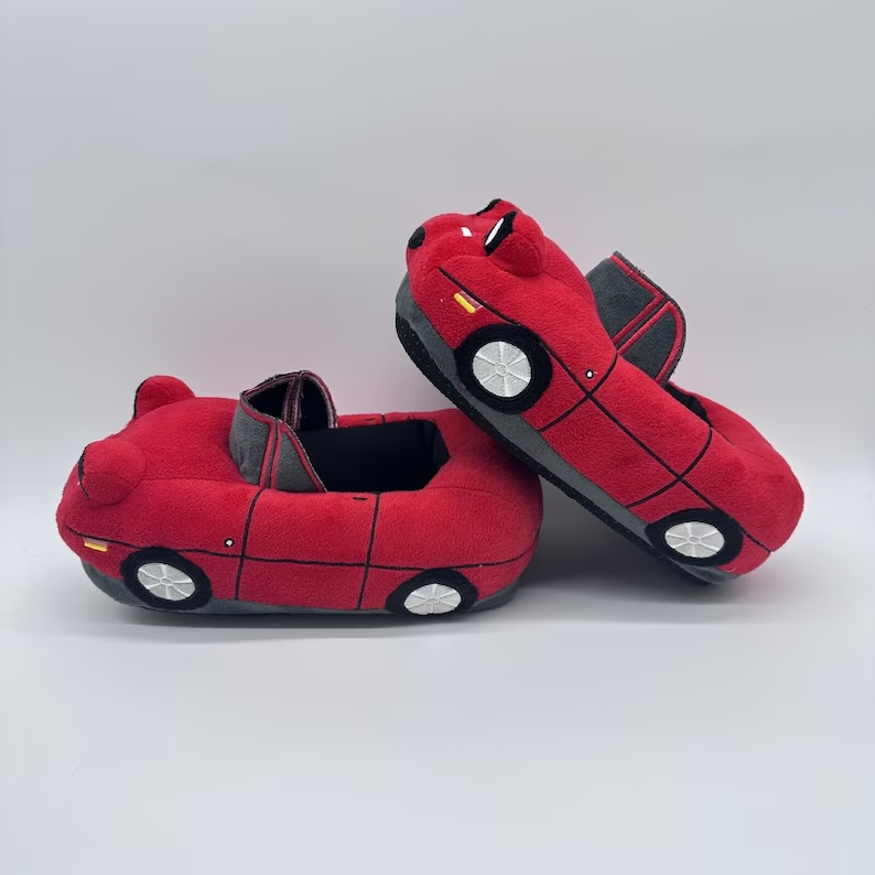 Mazda Miata MX-5 Plush Slipper MX-5 Miata Slipper Unisex Home Winter Warm Shoes