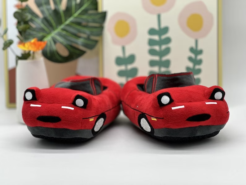 Mazda Miata MX-5 Plush Slipper MX-5 Miata Slipper Unisex Home Winter Warm Shoes