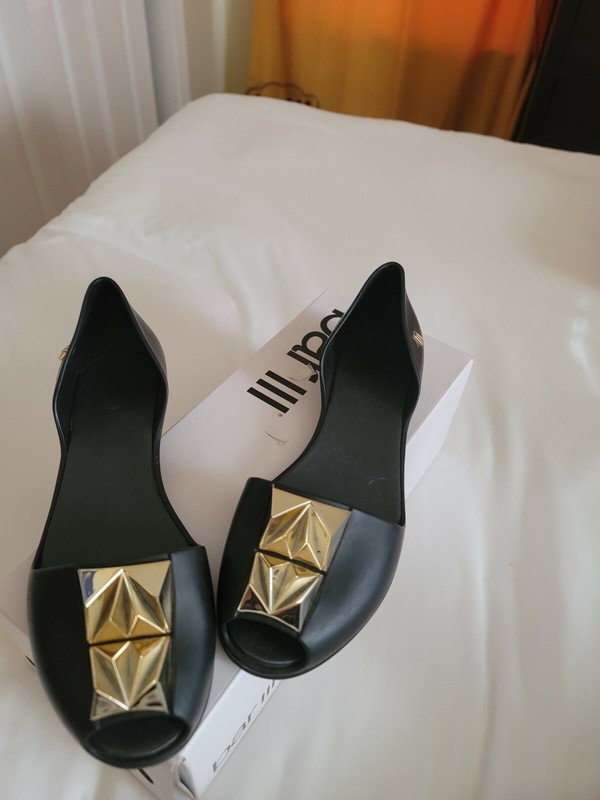 melissa Jelly shoes woken size 6 black