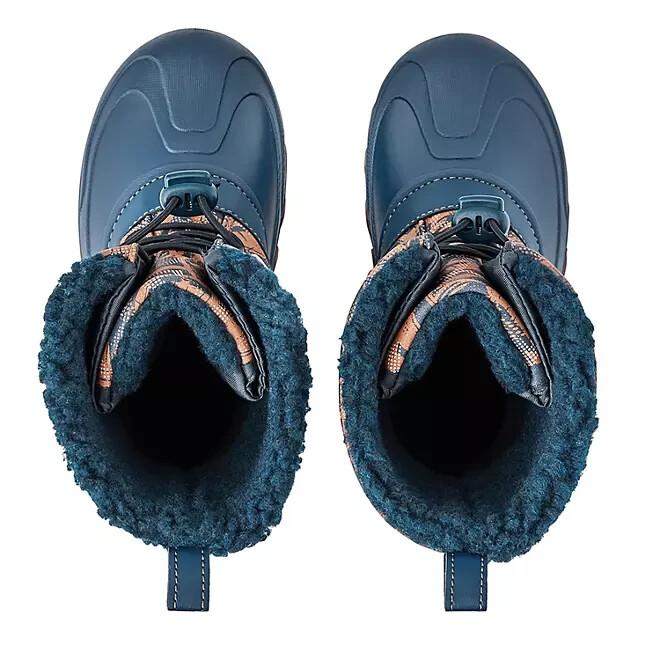 Member's Mark Boys Snow Boot Size 7/8 Navy/Orange
