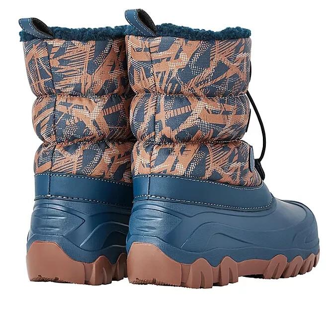 Member's Mark Boys Snow Boot Size 7/8 Navy/Orange