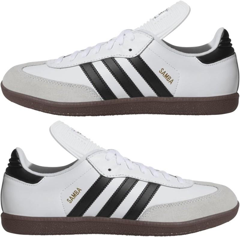 Men's Adidas Samba Classic - White/Black/White - [772109] - Size 6.5 - 13
