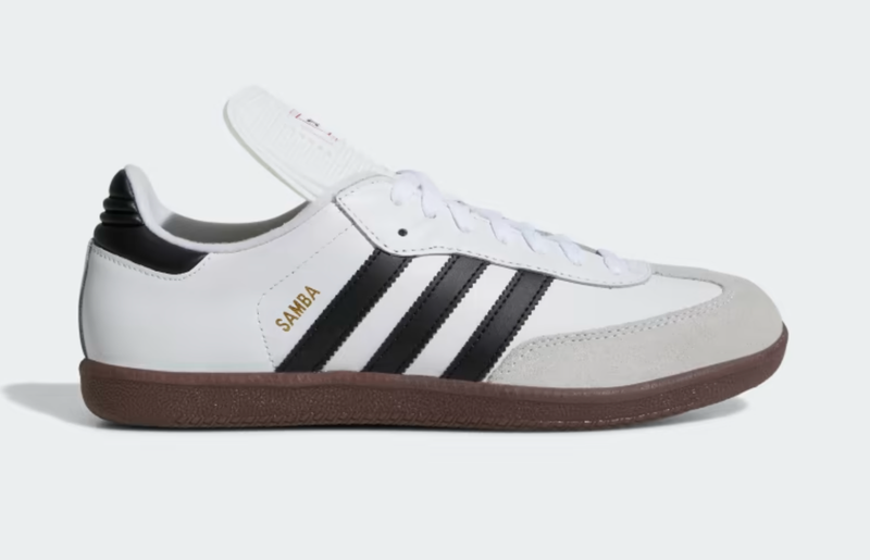 Men's Adidas Samba Classic - White/Black/White - [772109] - Size 6.5 - 13
