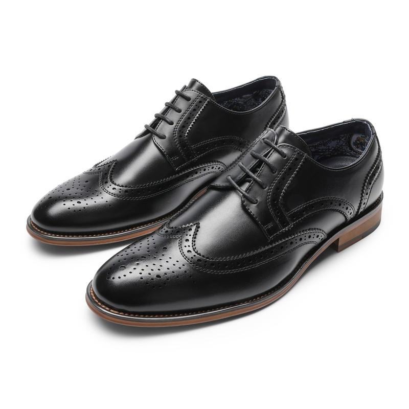 Men's Brogues Dress Oxfords Shoes Business Formal Derby Wedding Shoes Size US