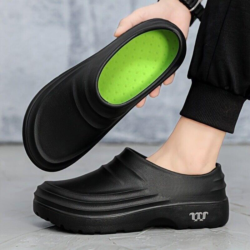 Men's Chef Shoes Non-slip Kitchen Shoes Nurse Shoes Work Shoes Sandal
