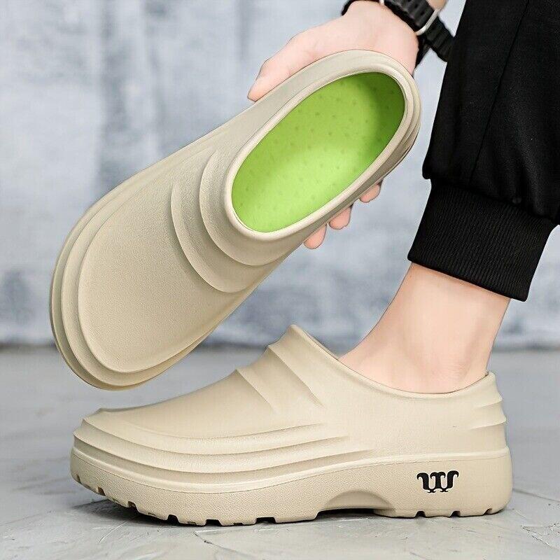 Men's Chef Shoes Non-slip Kitchen Shoes Nurse Shoes Work Shoes Sandal