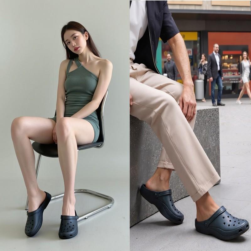 Men's Classic Clogs Sandals Women Men Slip-On Shoes Lightweight Outdoor Slippers