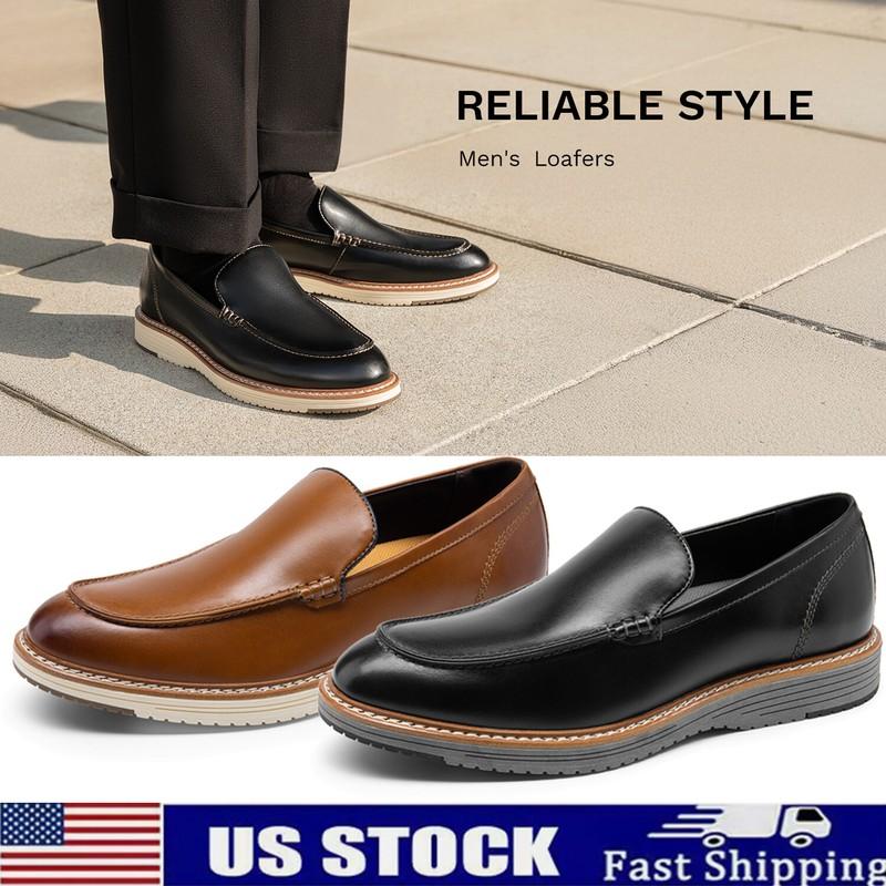 Men's Dress Slip-on Classic Loafers Formal Shoes Stylish Supportive Sole