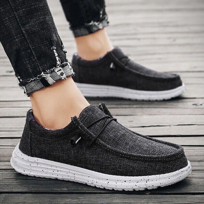 Men's Lightweight Stretch Loafers Breathable Casual Slip-on Sneakers Shoes Size