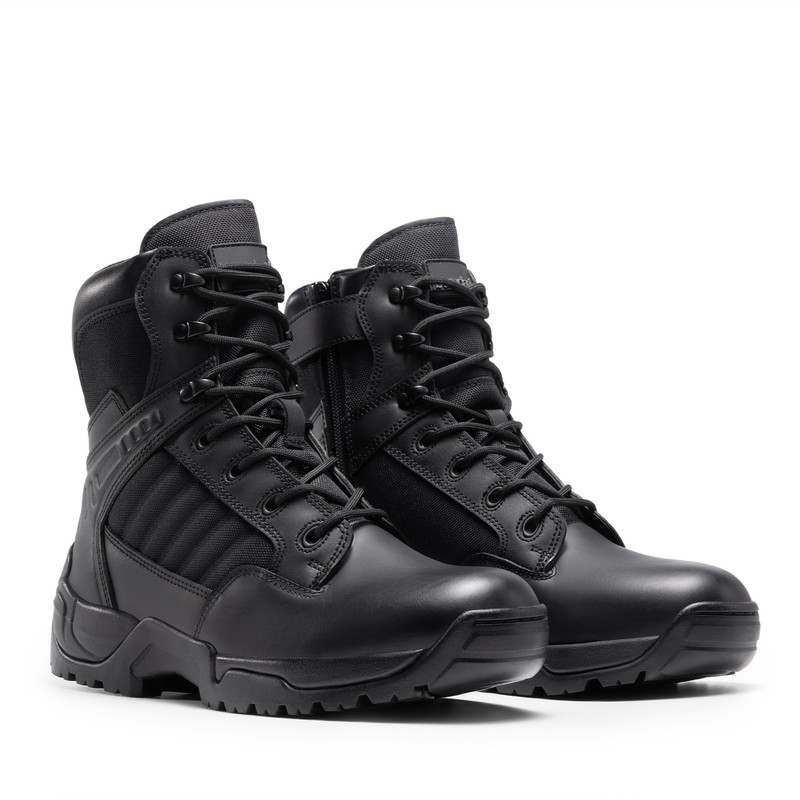 Men's Military Combat Boots Tactical Work Boots Outdoor Side Zipper Shoes