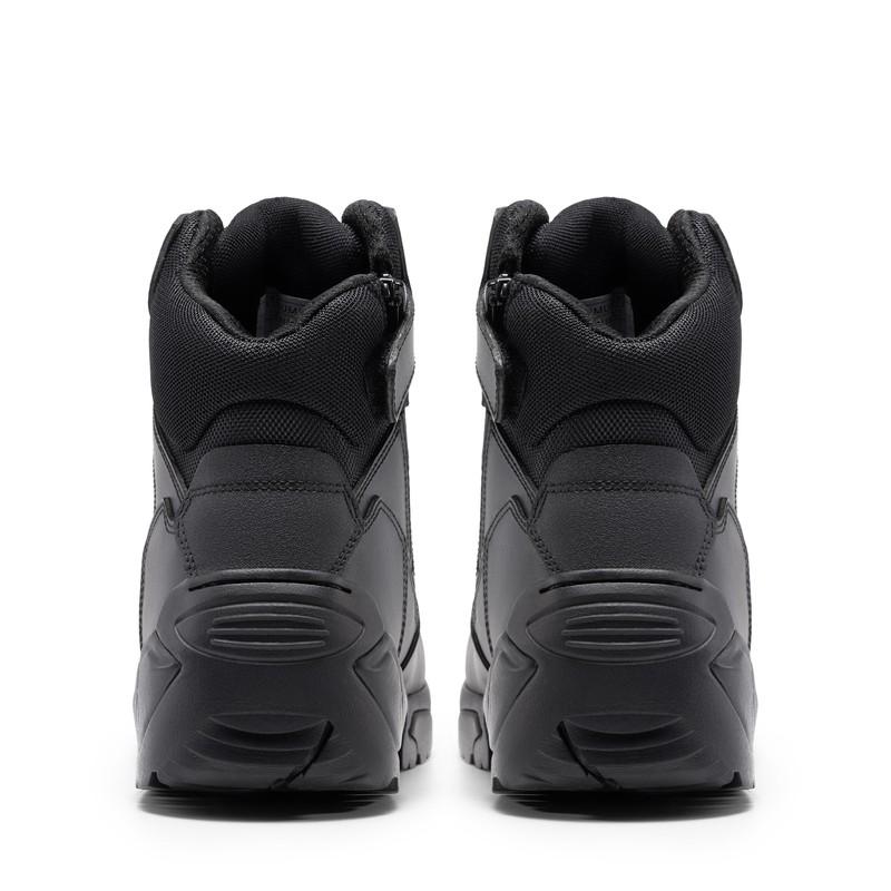 Men's Military Tactical Work Boots Side Zipper Motorcycle Combat Boots