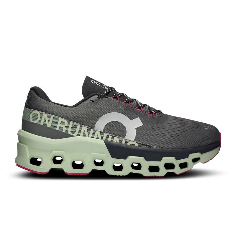 Men's On. Cloudmonster 2 Running Shoes Asphalt Lima NWB - Freeshipping