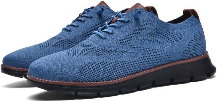Men's Oxford Dress Shoes Lightweight Breathable Casual Walking Comfort Sneakers