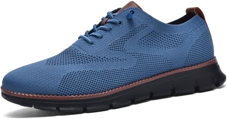 Men's Oxford Dress Shoes Lightweight Breathable Casual Walking Comfort Sneakers