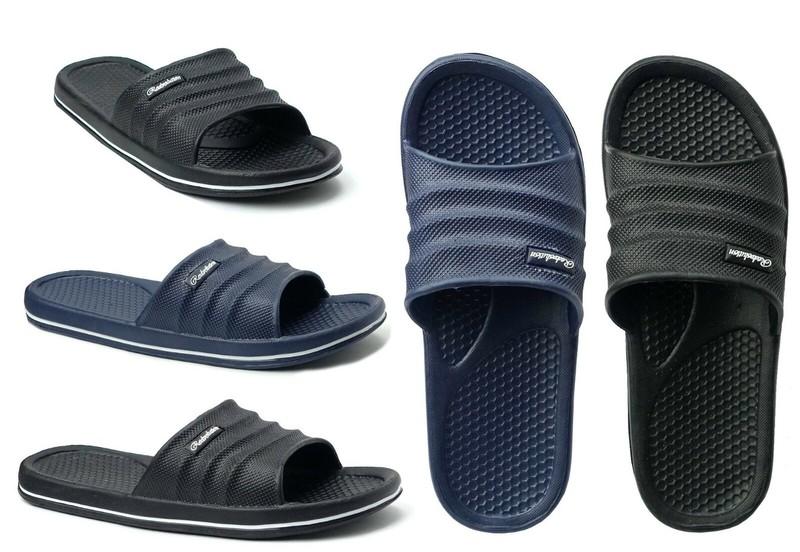 Men's Sports Slide Beach Sandals Soft Heavy Duty Beach Shower Pool Gym