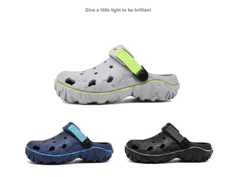 Men’s Summer Sports Sandals Breathable Outdoor EVA Clogs Slip On Casual Beach Sh