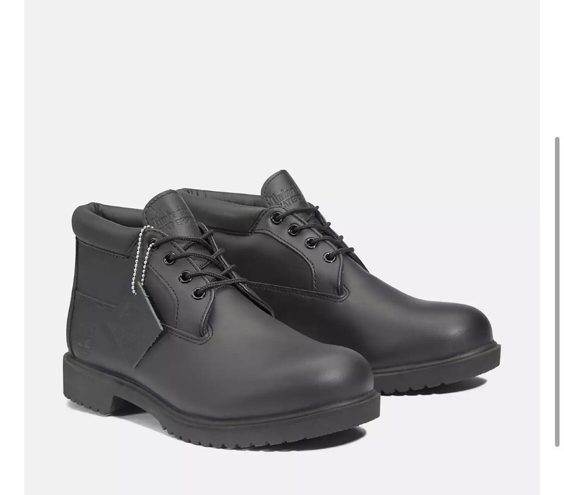 Men’s Timberland Waterproof 1973 Newman Chukka TBL BLACK FULL GRAIN PREMIUM NEW