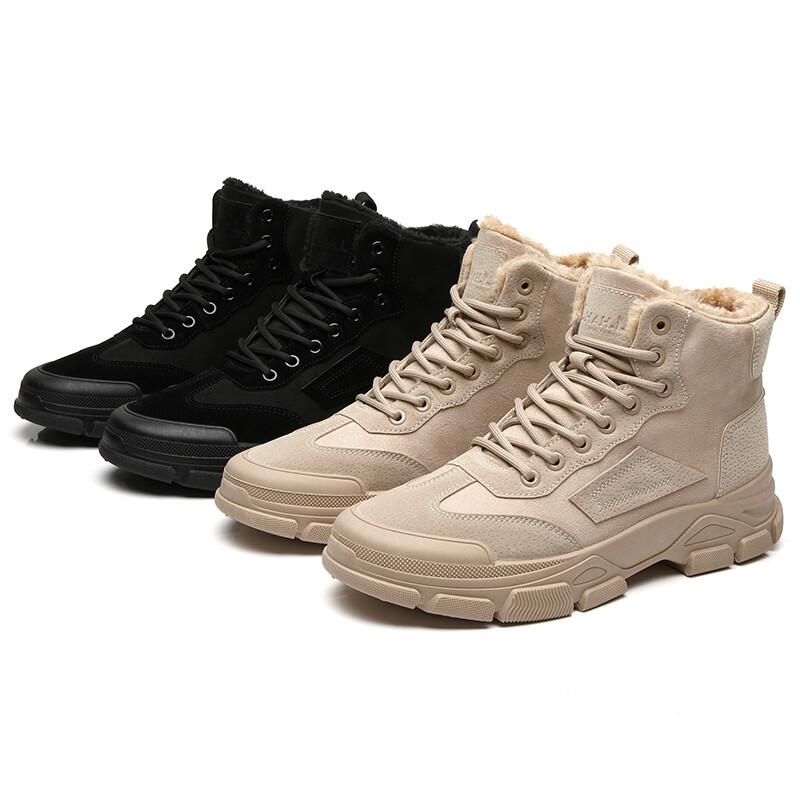 Men's Winter Warm Waterproof Snow Boots Hiking Outdoor Casual Non Slip Sneaker