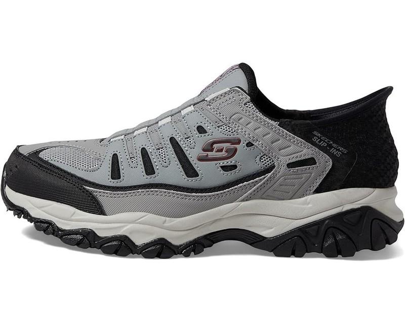 Men Skechers Afterburn M. Fit Ridgeburn Hands Free Slip-Ins Comfortable Gray