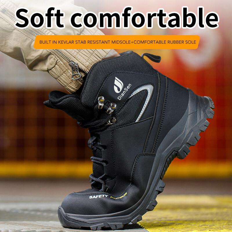 Men Steel Toe Safety Work Boot Indestructible Puncture Proof Protective Footwear