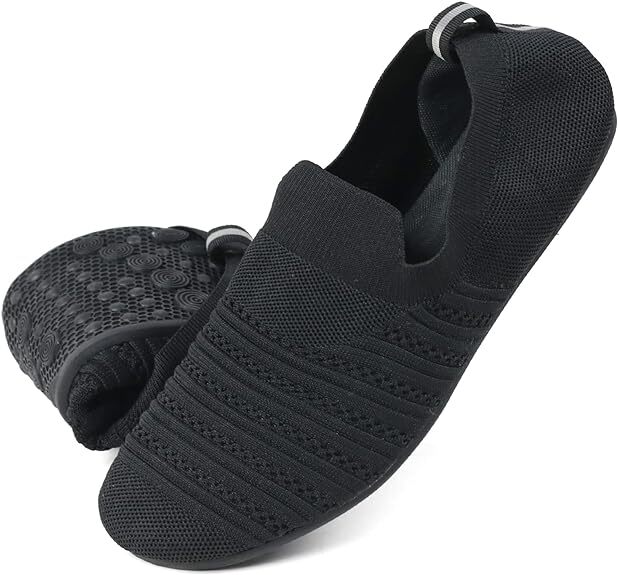 Mens Breathable Elastic Lightweight Slippers Soft Sole House Shoes