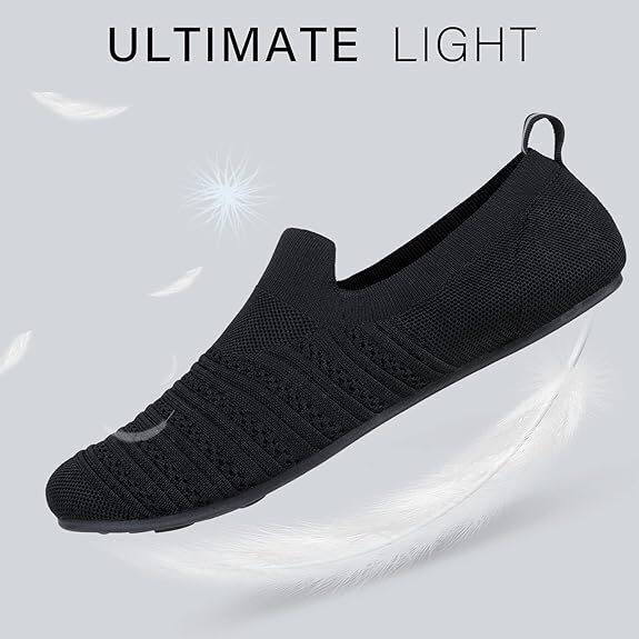 Mens Breathable Elastic Lightweight Slippers Soft Sole House Shoes