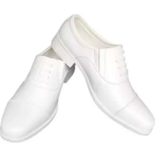 Mens Cap Toe Wedding Groom Oxford Dress Formal Shoes White Shoes Casual Business
