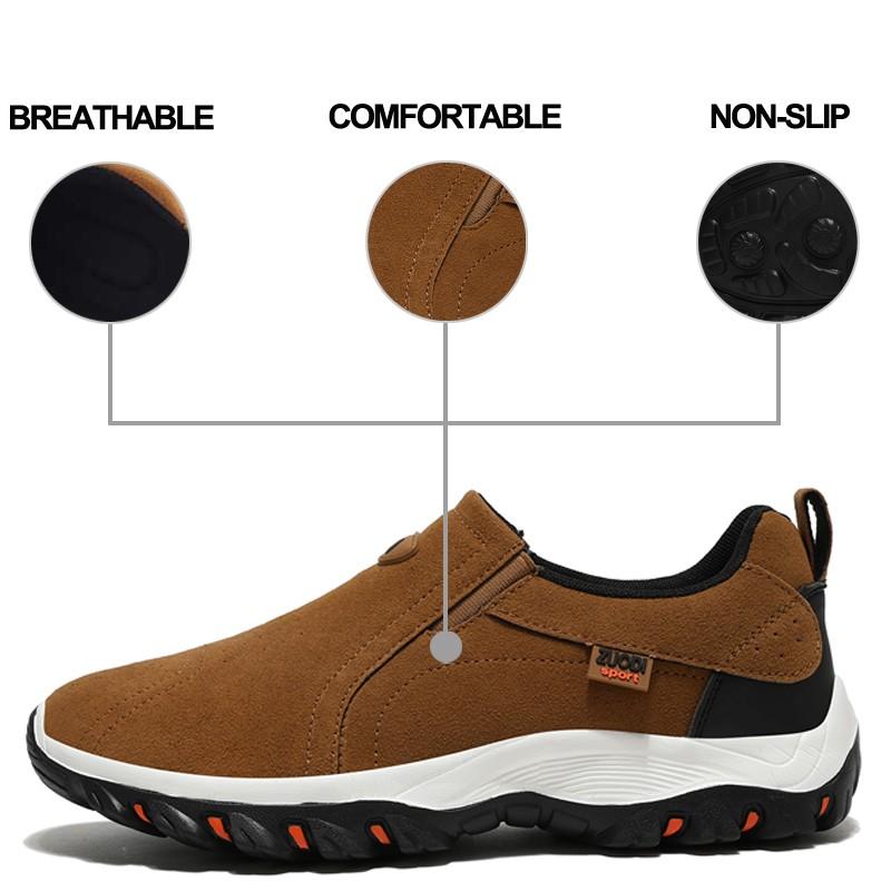 Mens Hiking Boots Outdoor Casual Sport Walking Breathable Non-slip Loafers Shoes