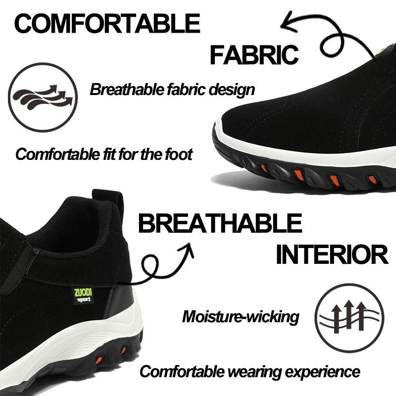 Mens Hiking Boots Outdoor Casual Sport Walking Breathable Non-slip Loafers Shoes