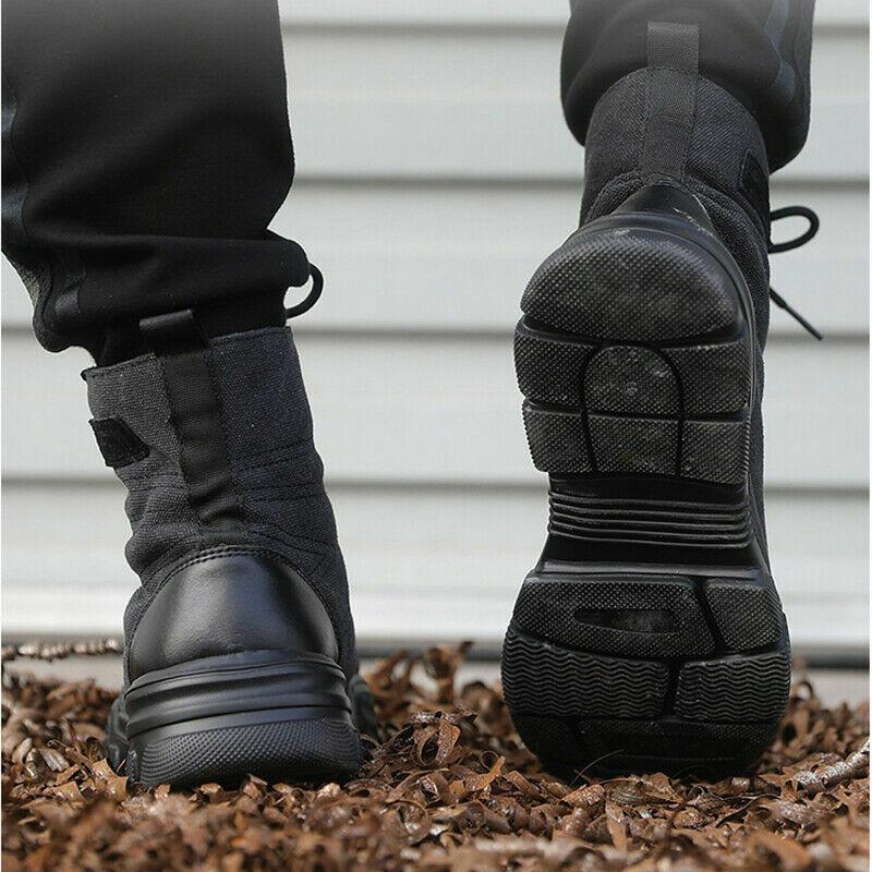 MENS SAFETY SHOES SPORTS SNEAKERS STEEL TOE WORK BOOTS LIGHTWEIGHT COMFORT CAPS