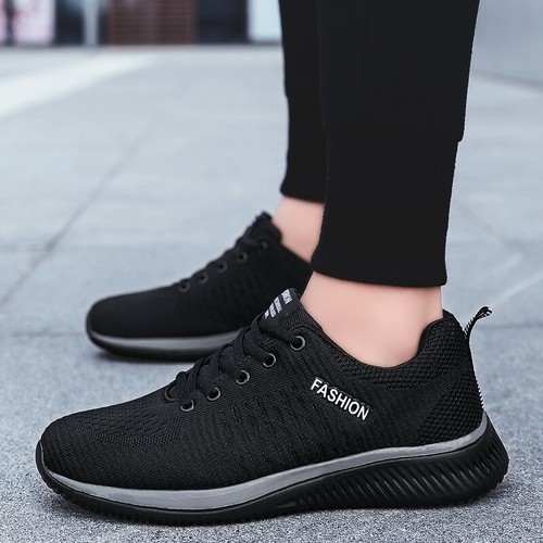 Mens Tennis Shoes Lightweight Gym Running Shoes Outdoor Sports Shoes Plus Size