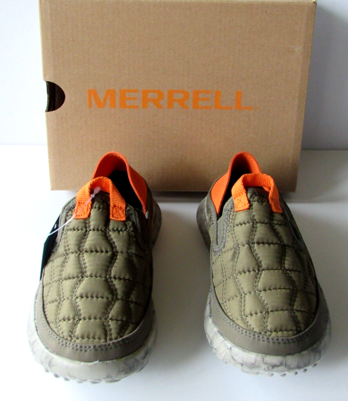 MERRELL HUT MOC 2 Herb Kids Size 10.5 Quilt Lightweight Cushion Slip-On Loafers
