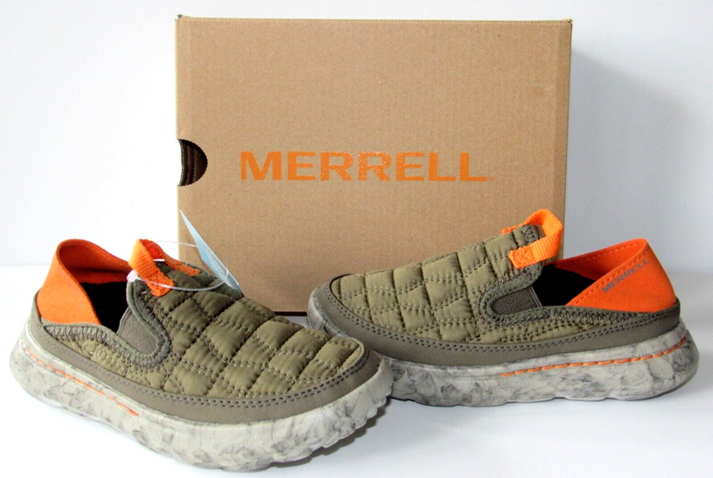 MERRELL HUT MOC 2 Herb Kids size 10.5 Quilt Lightweight Cushion Slip-On Loafers
