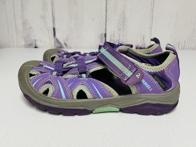 Merrell Hydro H2O Hiker Purple Waterproof Kids Sandals Shoes Size 2M